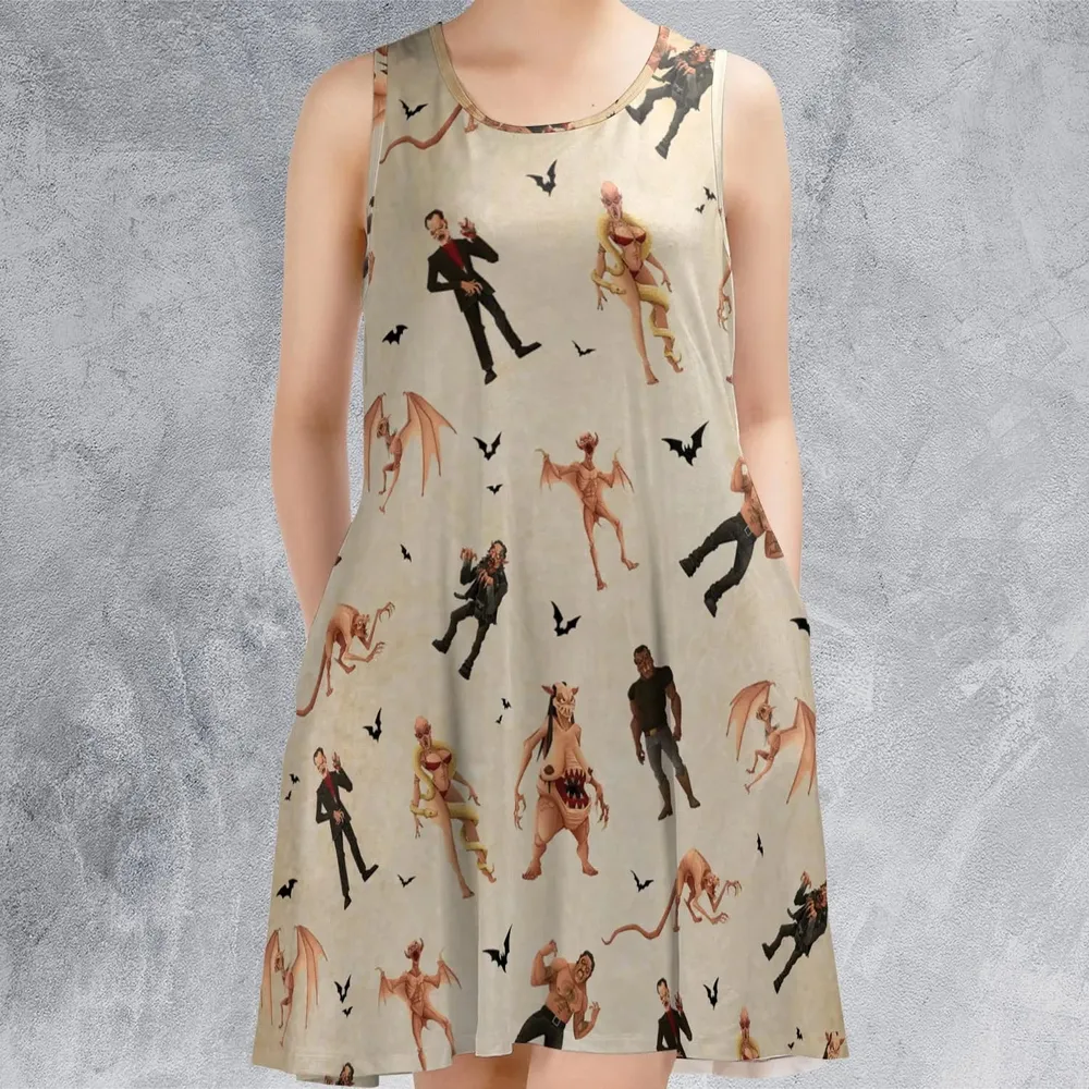 Midnight Madness From Dusk Till Dawn Sleeveless Dress - 2