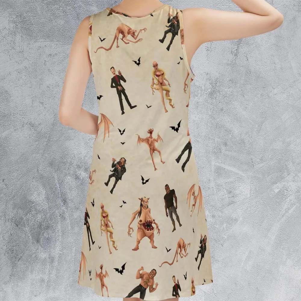 Midnight Madness From Dusk Till Dawn Sleeveless Dress - 3