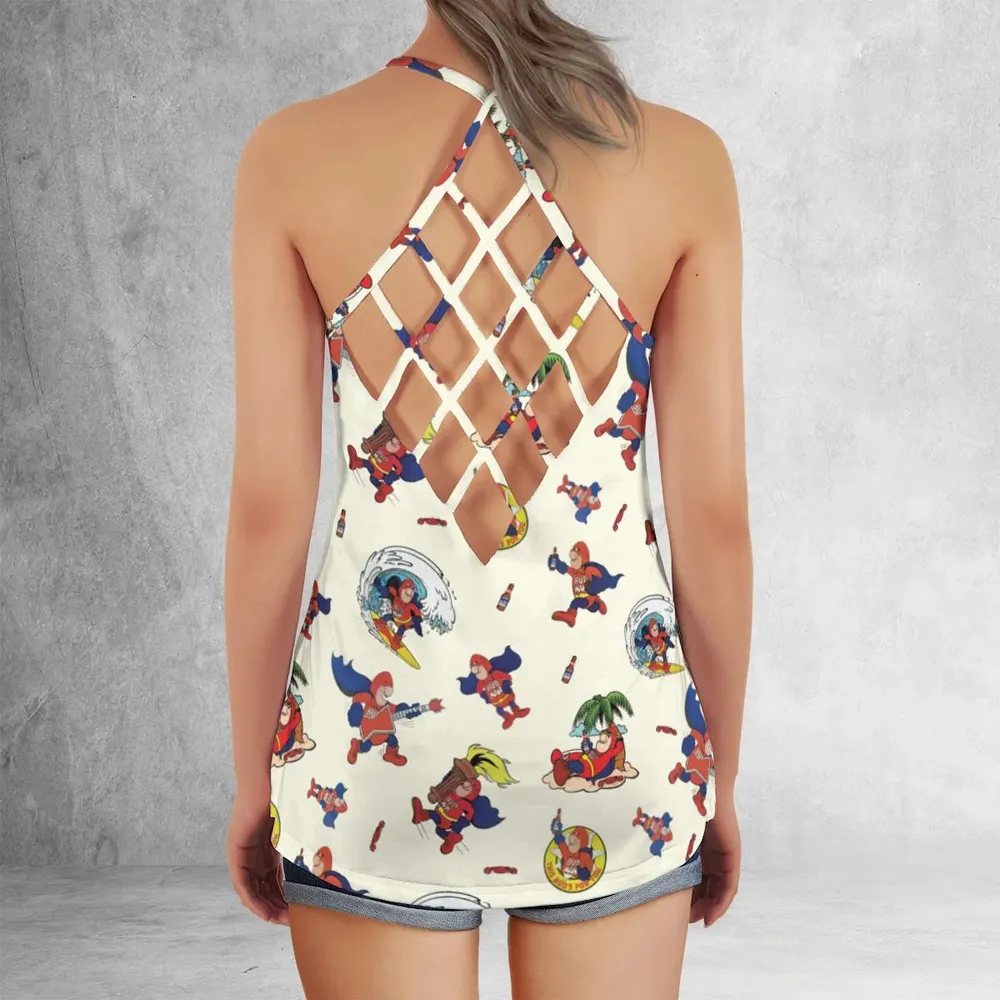 Budweiser Bud Man Criss Cross Tank Top - 3