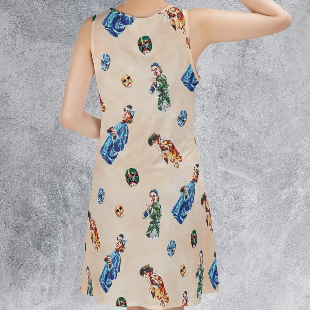 Three Brothers Samuel and Jeffey 3 Ninjas Sleeveless Dress - 3