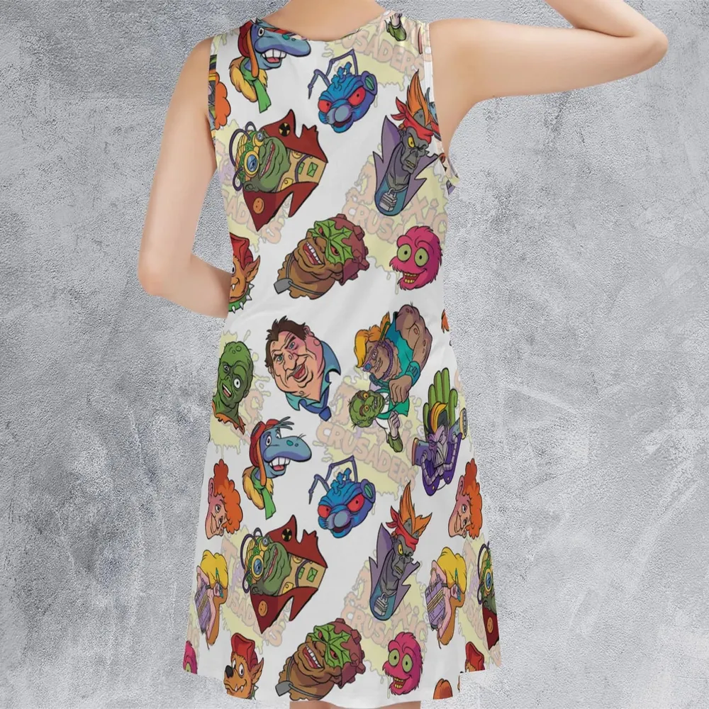 Mutant Merch Toxic Crusaders Sleeveless Dress - 3