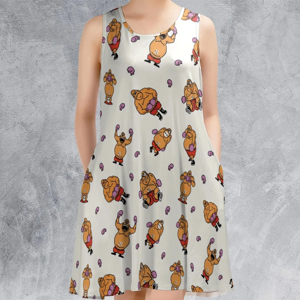 King Hippo Punch Out Sleeveless Dress - 2