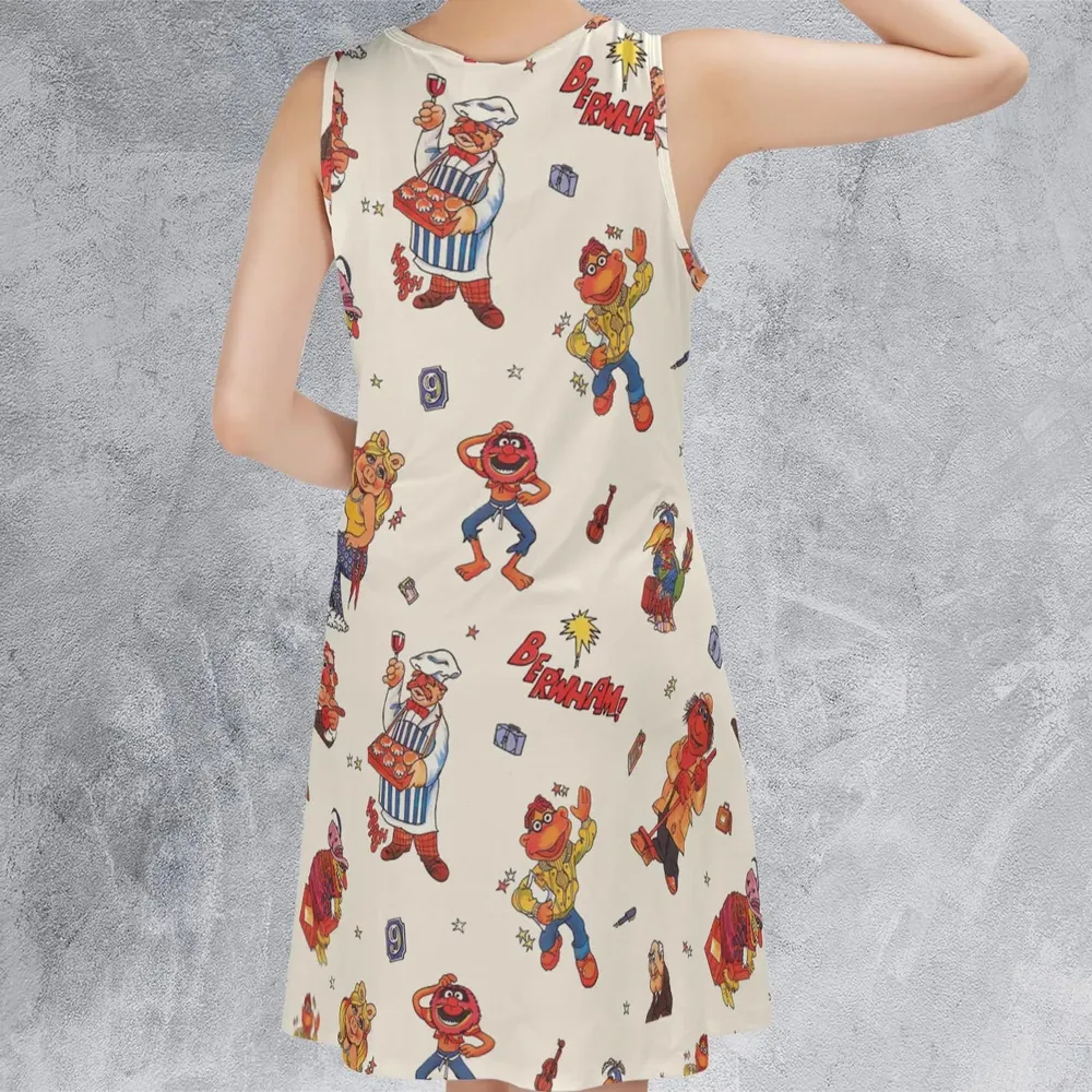 Backstage Inspired The Muppets Sleeveless Dress - 3