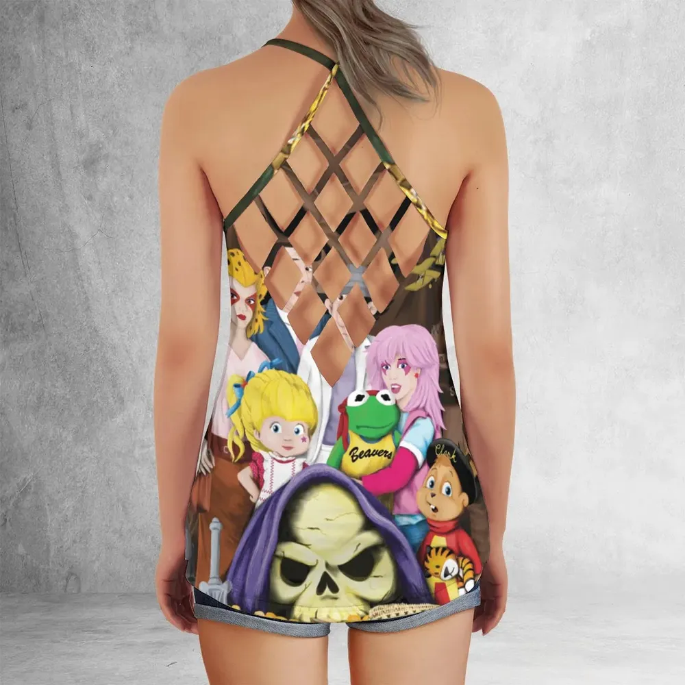 The Eighties Criss Cross Tank Top - 3