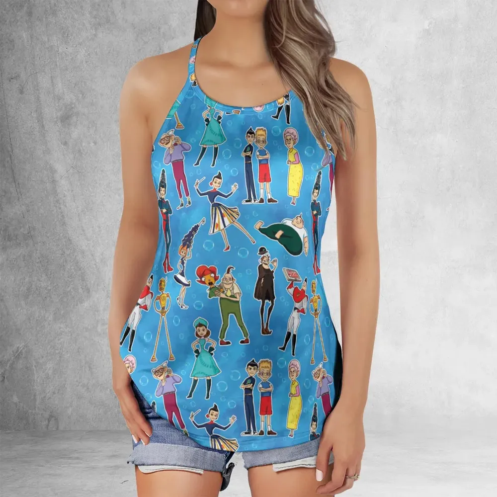 Keep Moving Forwards  Meet The Robinsons Criss Cross Tank Top - 2