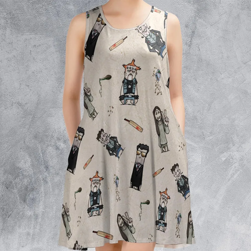 80s Madness The Young Ones Sleeveless Dress - 2