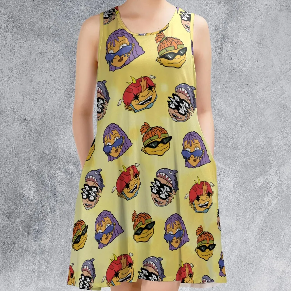 Stay Rad Rocket Power Sleeveless Dress - 2