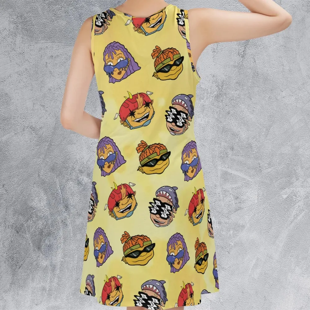 Stay Rad Rocket Power Sleeveless Dress - 3