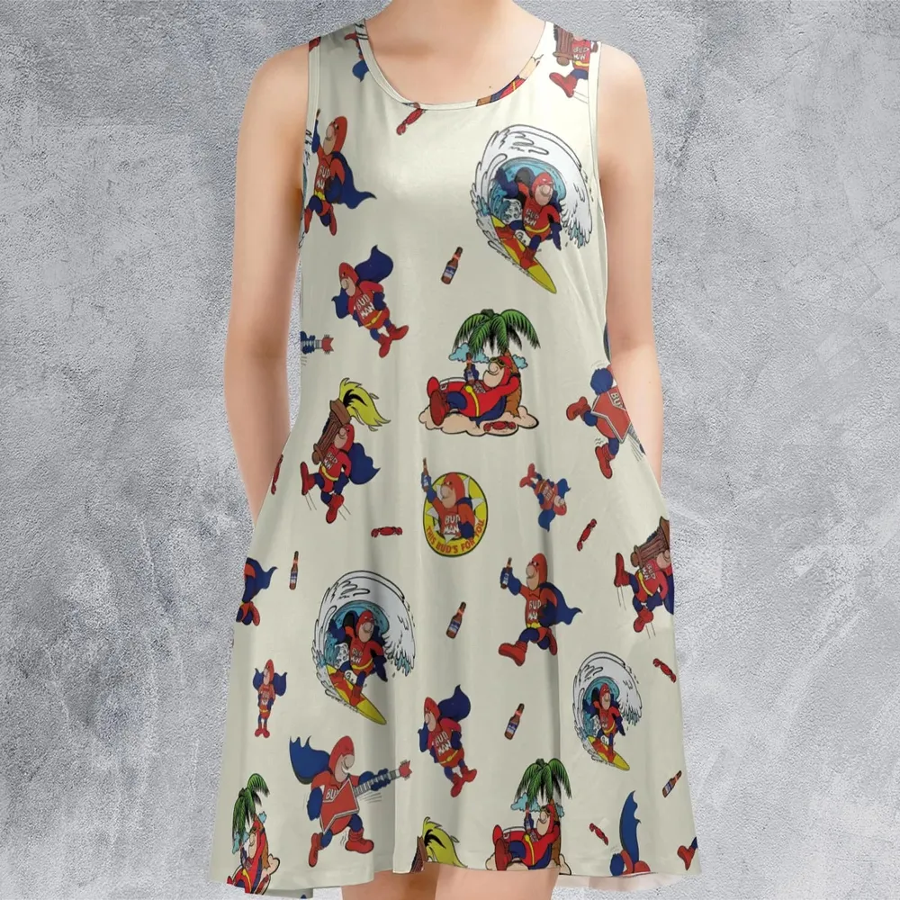 Budweiser Bud Man Sleeveless Dress - 2