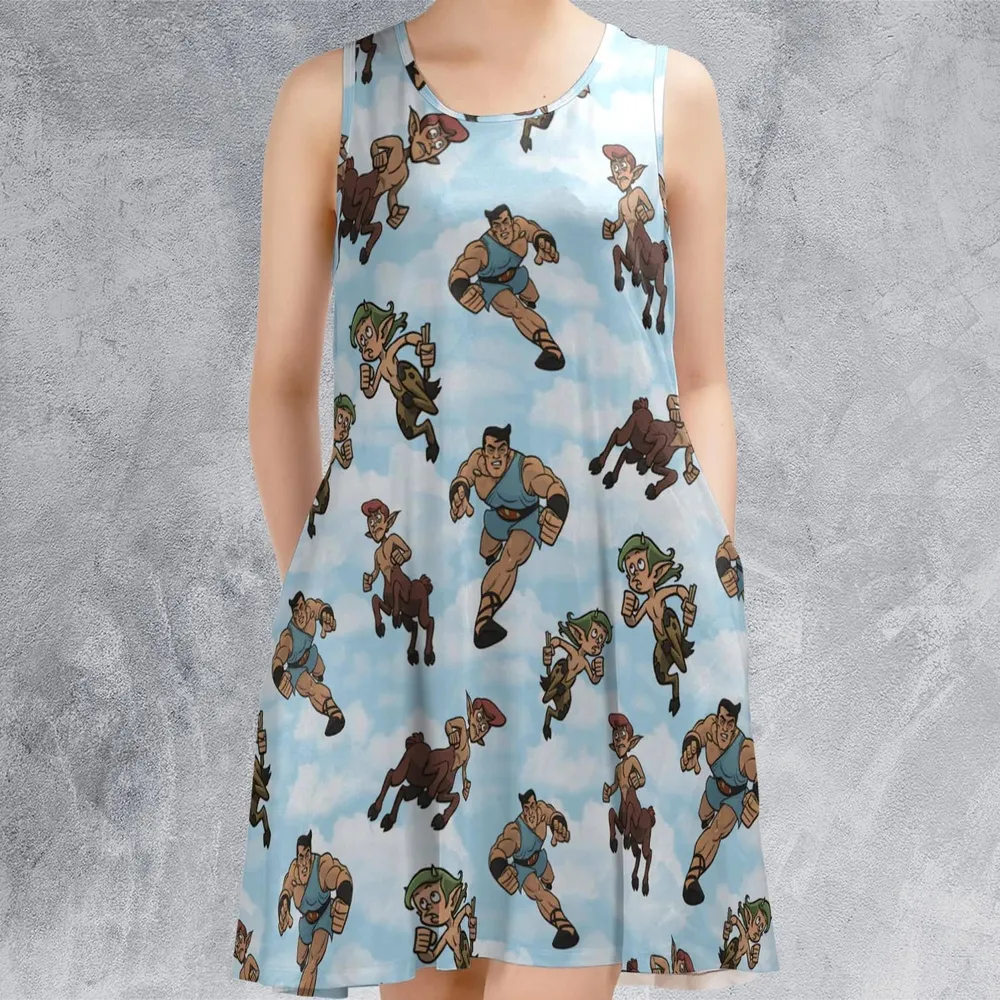 The Mighty Hercules Sleeveless Dress - 2