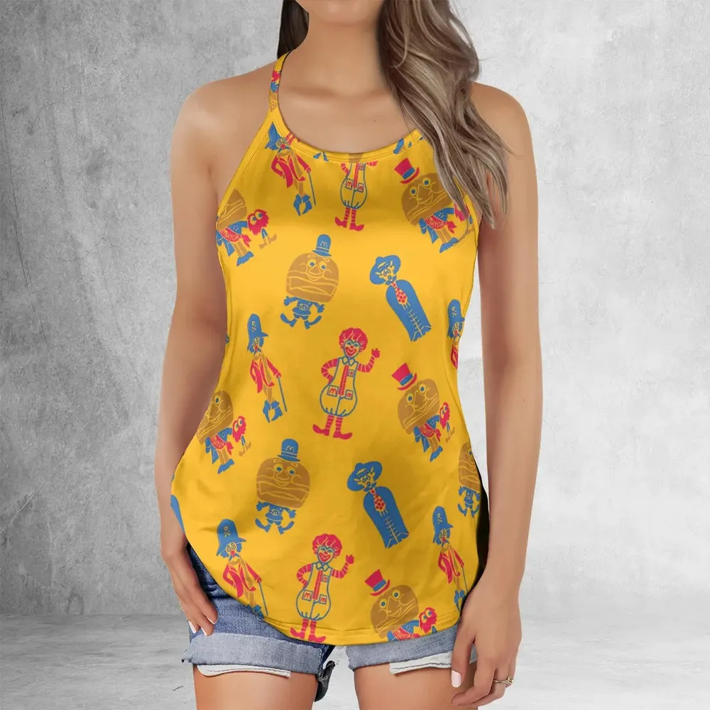 Mcdonaldland Lineup Criss Cross Tank Top - 2