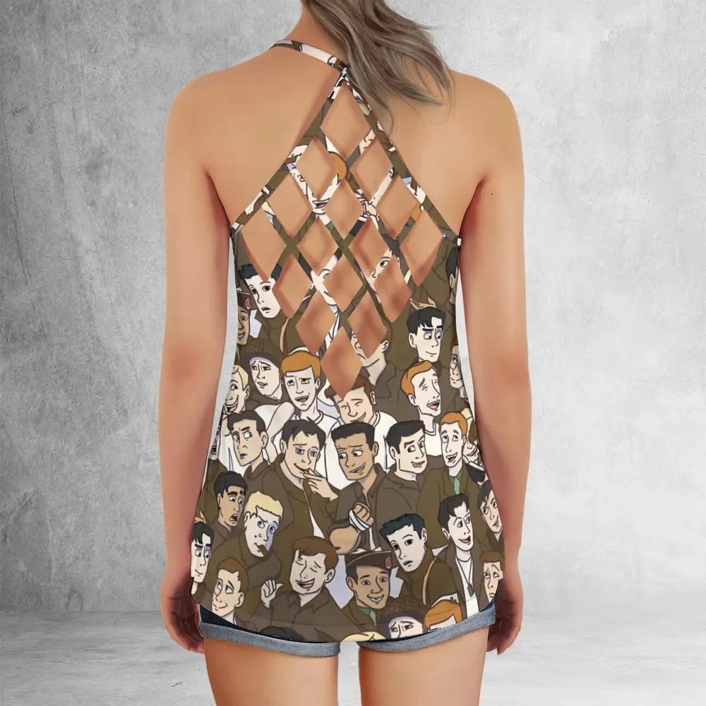 Band Of Brothers Criss Cross Tank Top - 3