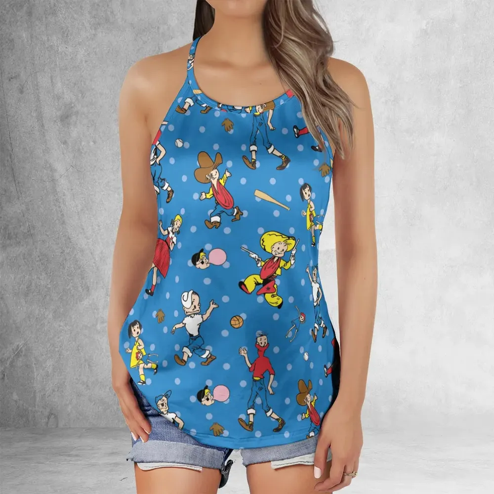 Bazooka Joe and His Friends Criss Cross Tank Top - 2