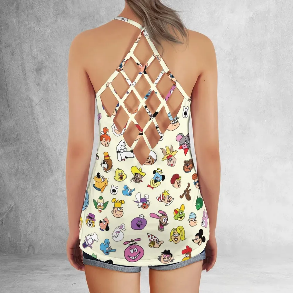 Blast From The Past Criss Cross Tank Top - 3