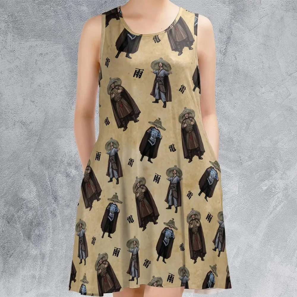 A Storm Is Brewing Sleeveless Dress - 2