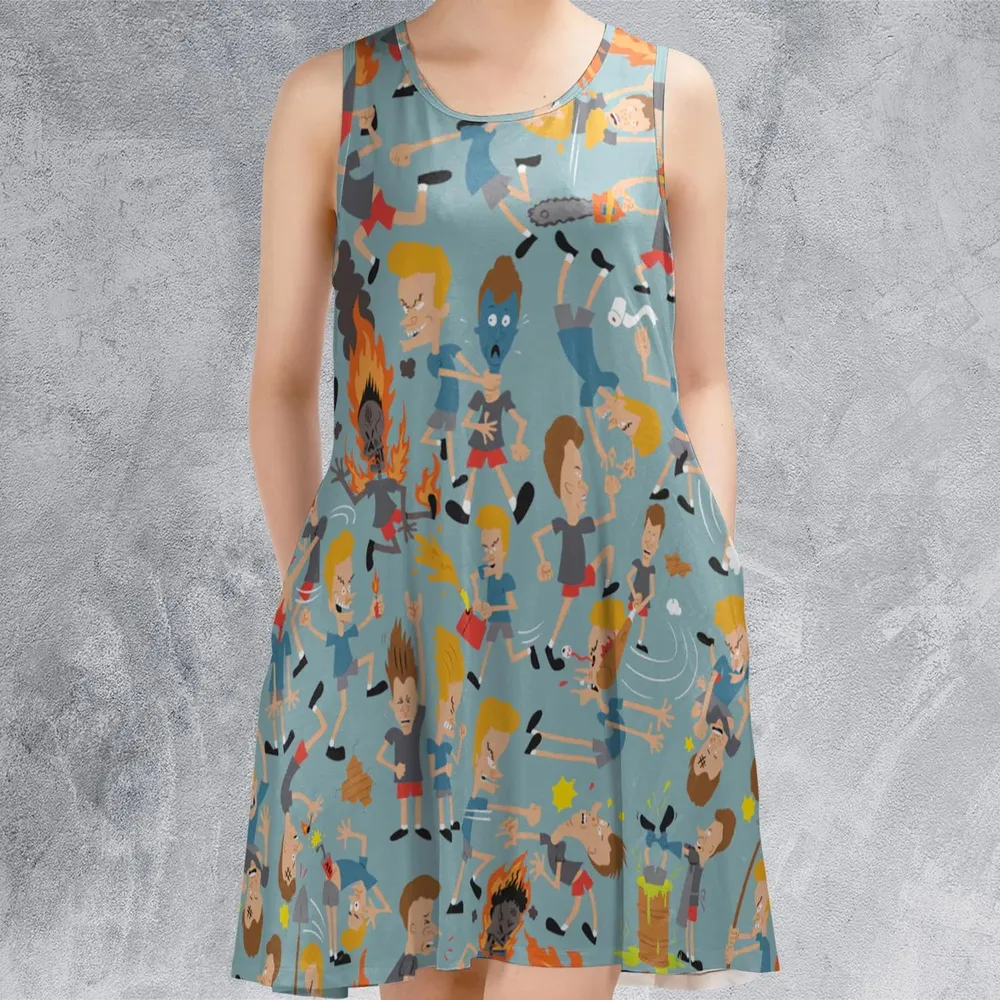 Beavis And Butt-Head Great Cornholio Sleeveless Dress - 2