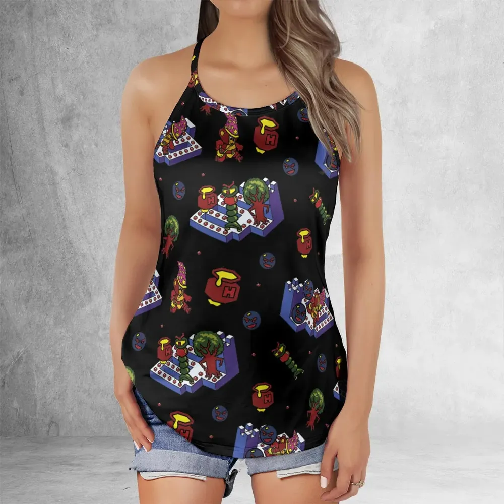 Bentley Bear Crystal Castles Criss Cross Tank Top - 2