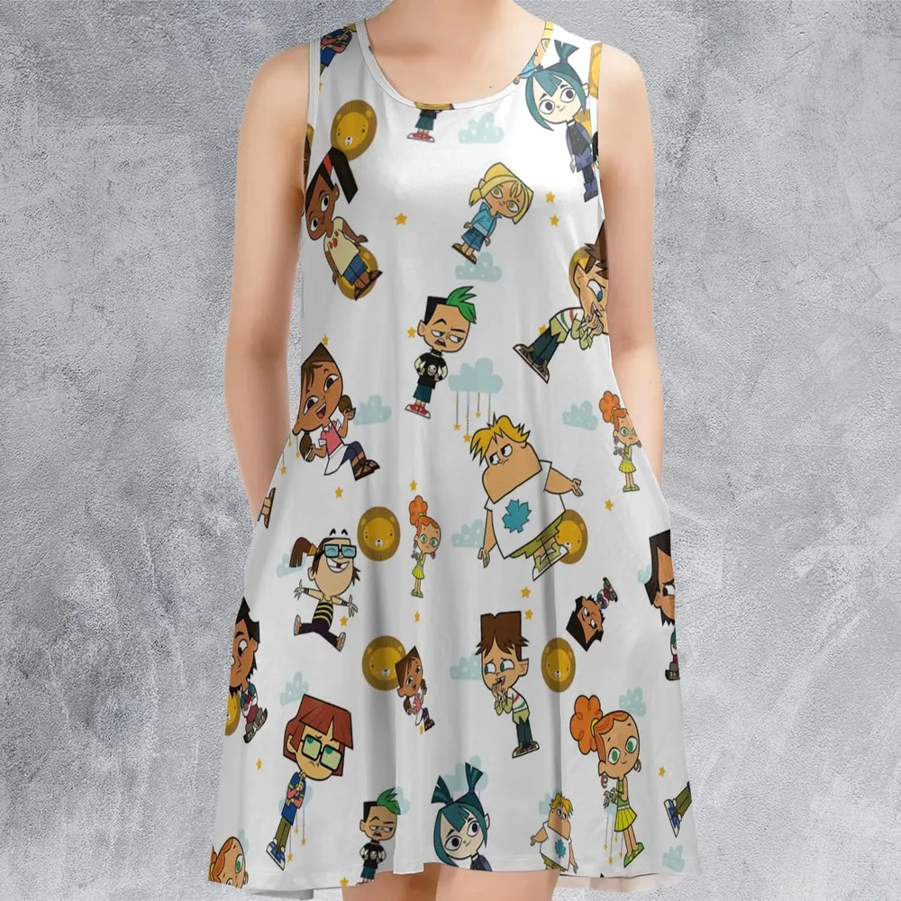 Drama Llamas Total Drama Sleeveless Dress - 2