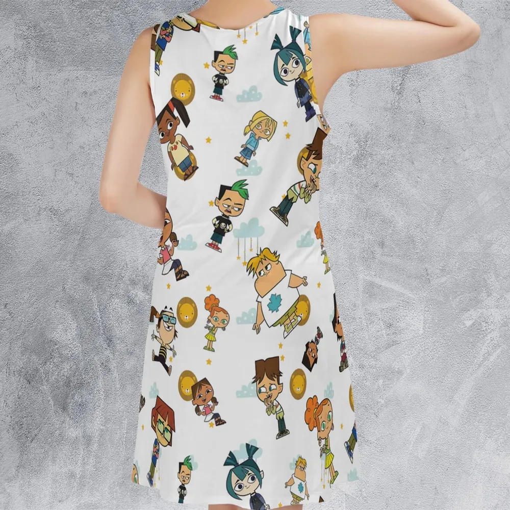 Drama Llamas Total Drama Sleeveless Dress - 3