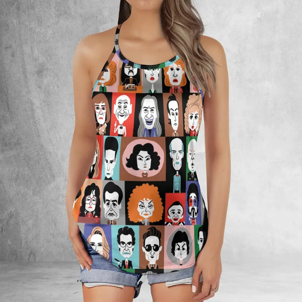 Twin Peaks Characters Criss Cross Tank Top - 2