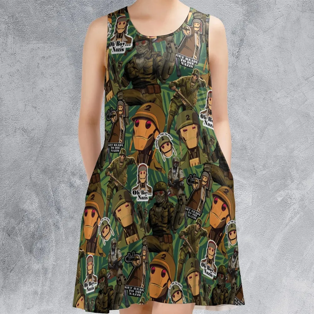GI Robot Creature Commandos Sleeveless Dress - 2