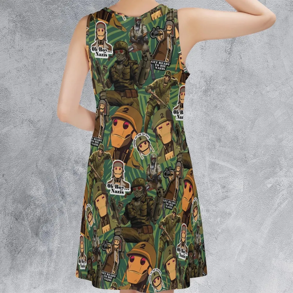GI Robot Creature Commandos Sleeveless Dress - 3