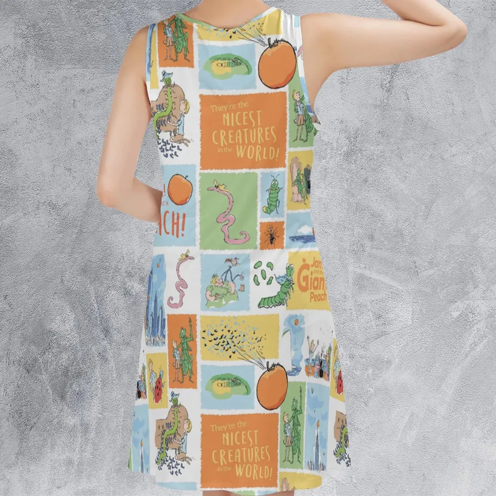 Children's Tales What A Peach James And The Giant Peach Sleeveless Dress - 3