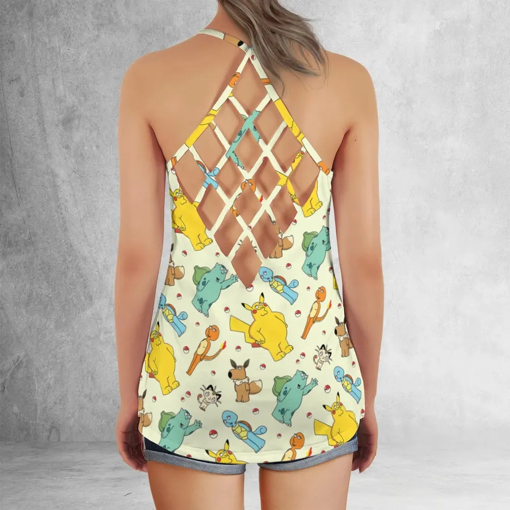 Family 'Mon Mashup Criss Cross Tank Top - 3