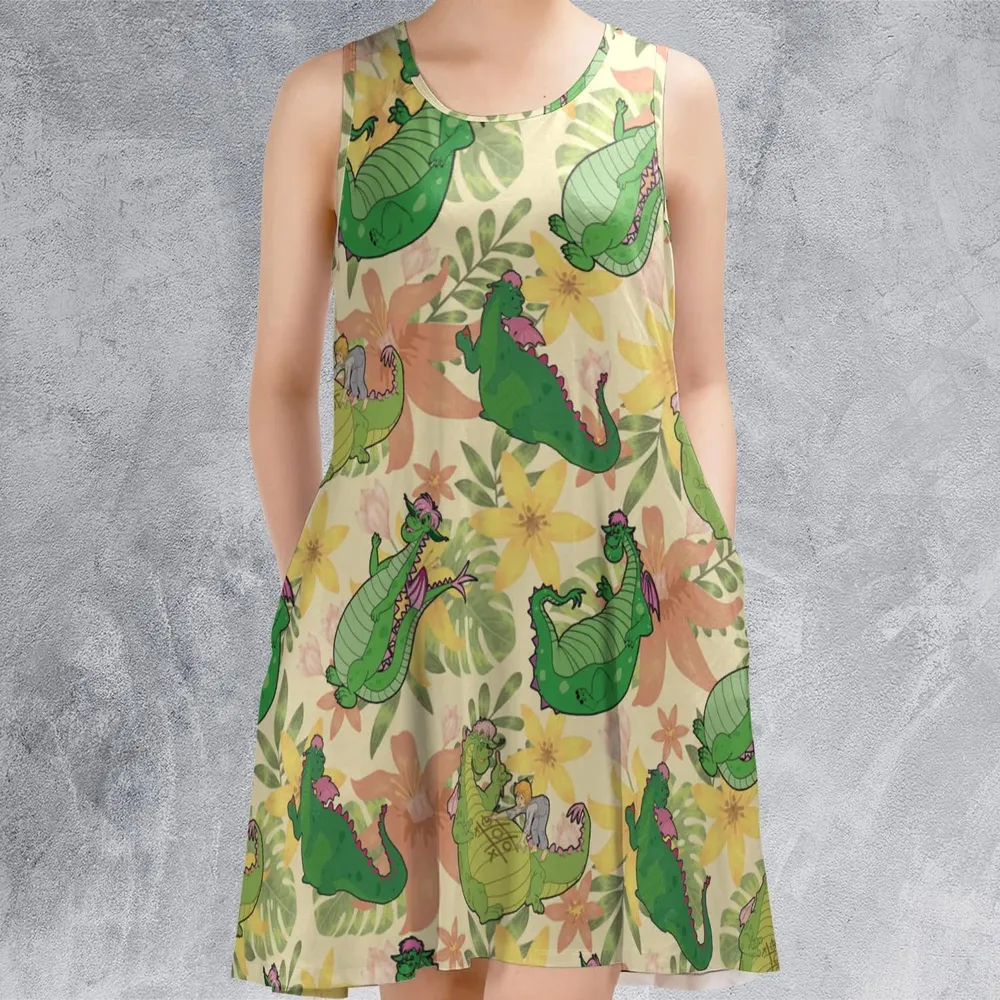 Elliott Dragon Pete's Dragon Sleeveless Dress - 2