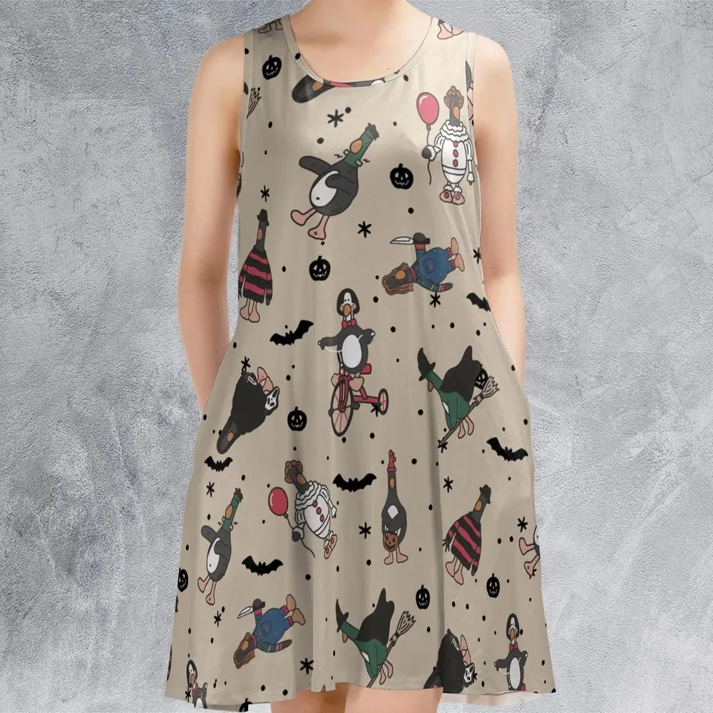 Quack Killer Horror Sleeveless Dress - 2