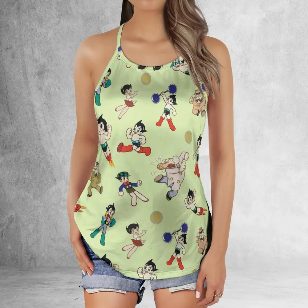 Astro Boy Characters Criss Cross Tank Top - 2