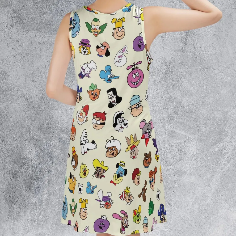 Blast From The Past Sleeveless Dress - 3