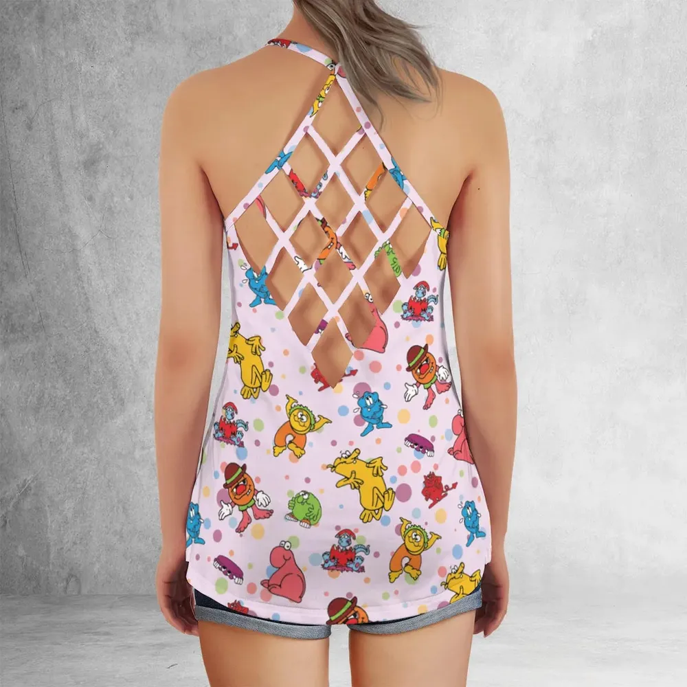 Willy Wonka  Candy Club Criss Cross Tank Top - 3