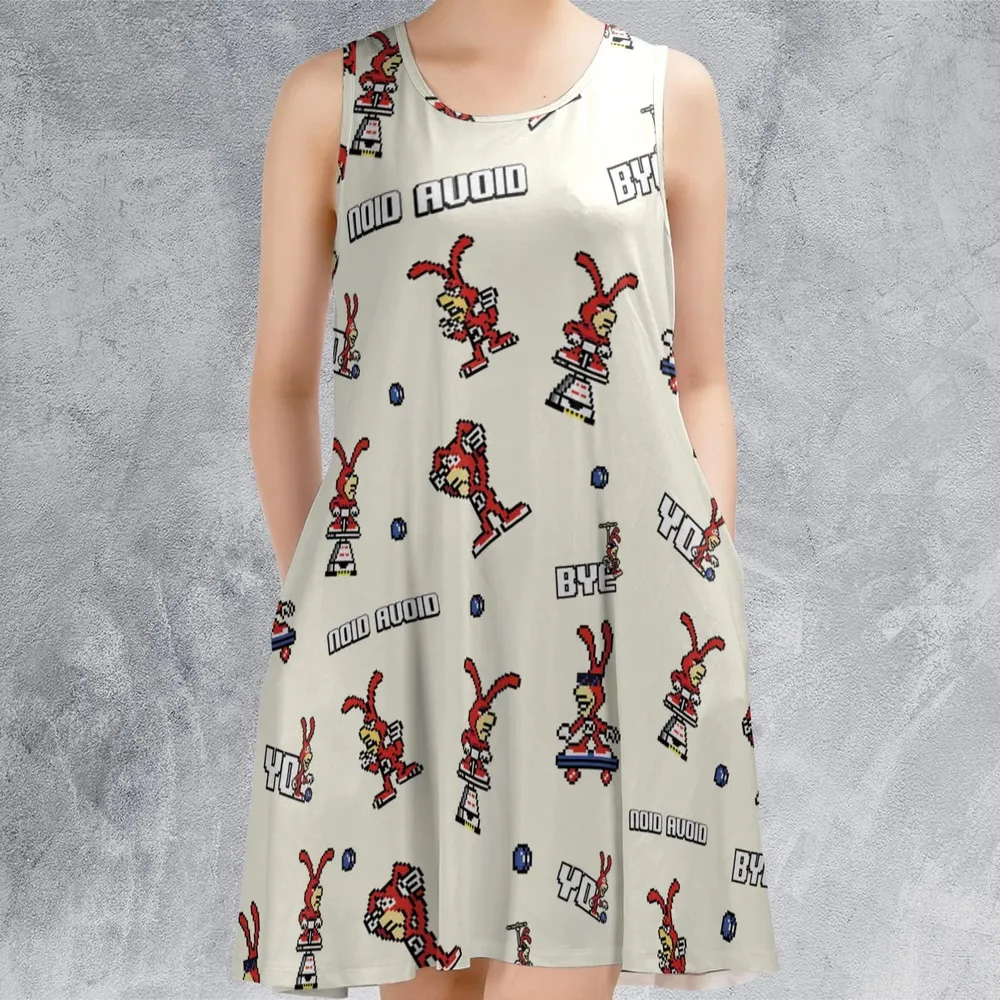 Avoid The Noid Yo Noid Sleeveless Dress - 2