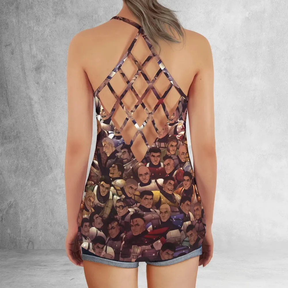 Clones-only Star Wars Criss Cross Tank Top - 3
