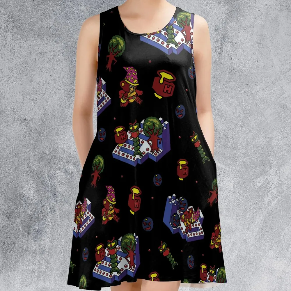 Bentley Bear Crystal Castles Sleeveless Dress - 2