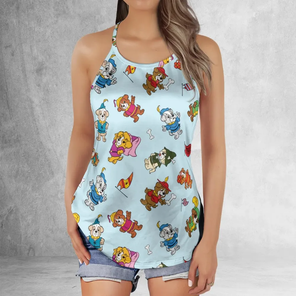 Pup Power The Biskitts Criss Cross Tank Top - 2