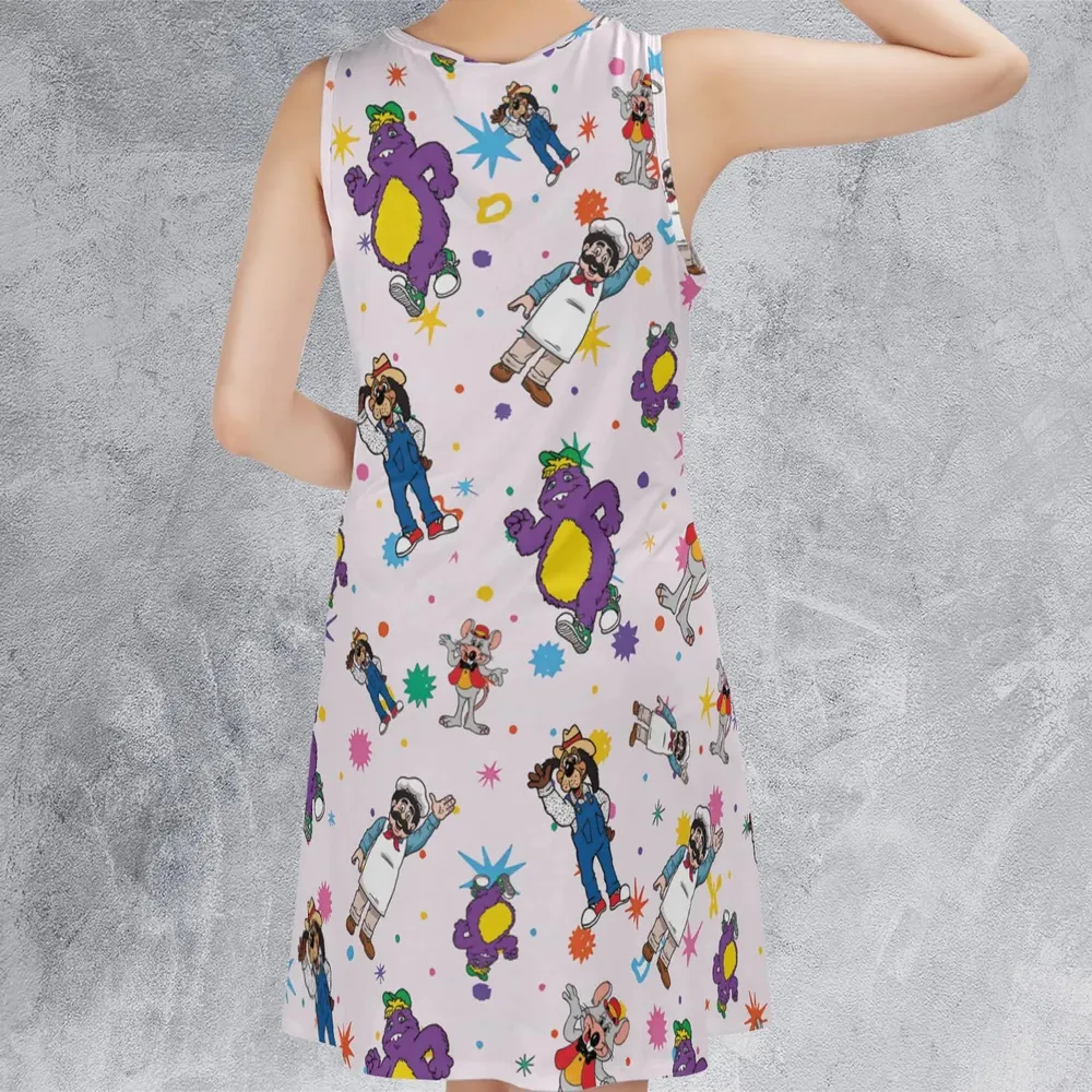 Cheezer Weezer Chuck E Cheese Sleeveless Dress - 3