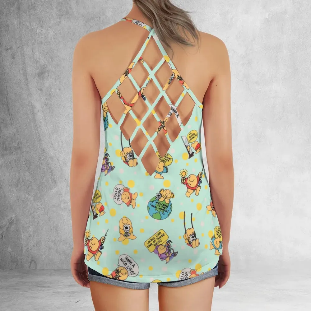 Hullo There Ziggy Criss Cross Tank Top - 3