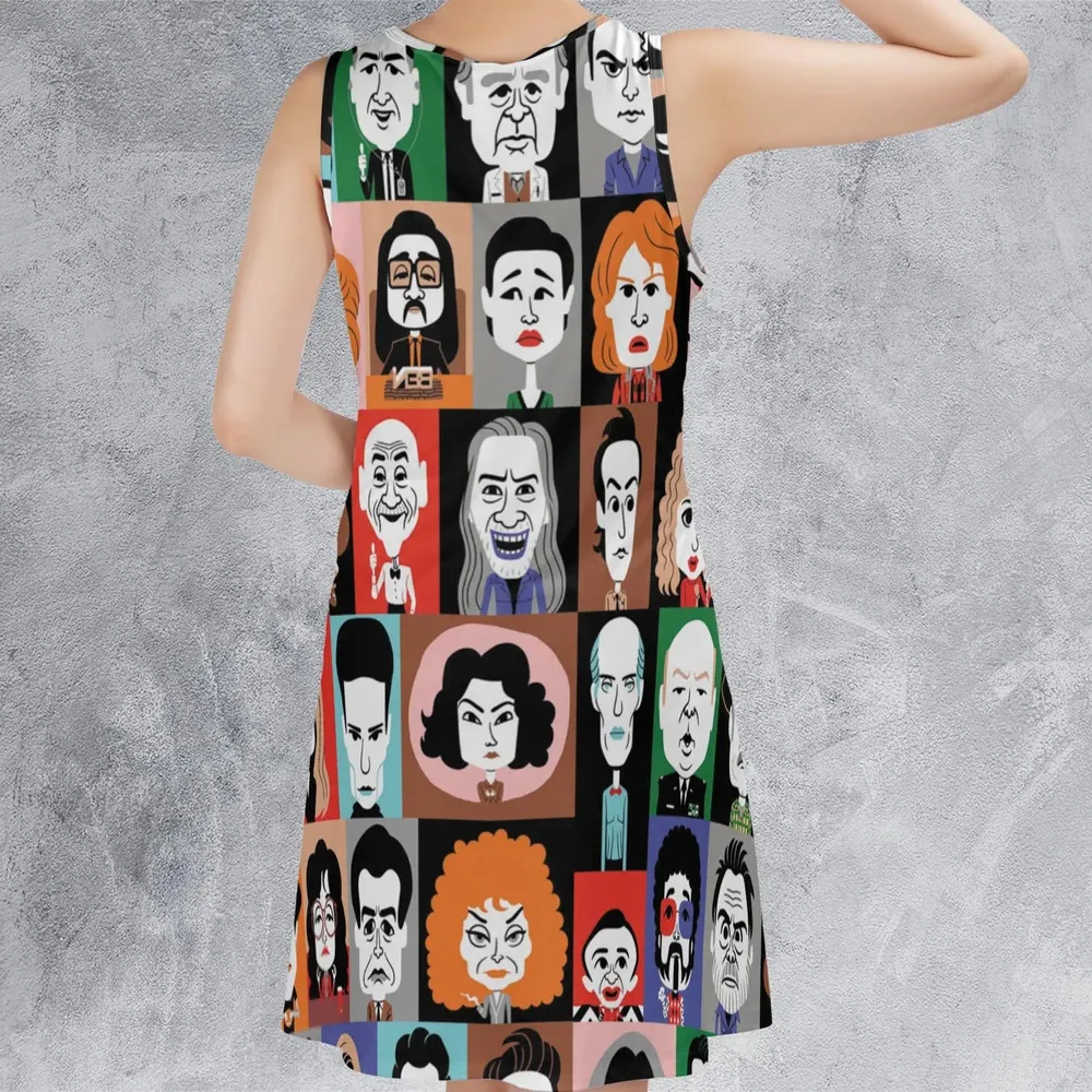 Twin Peaks Characters Sleeveless Dress - 3