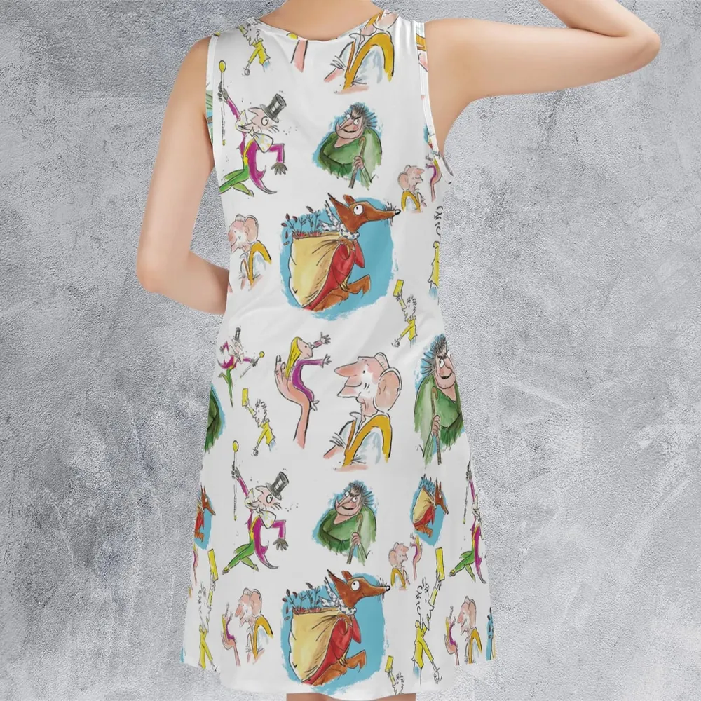 Roald Dahl Characters Sleeveless Dress - 3