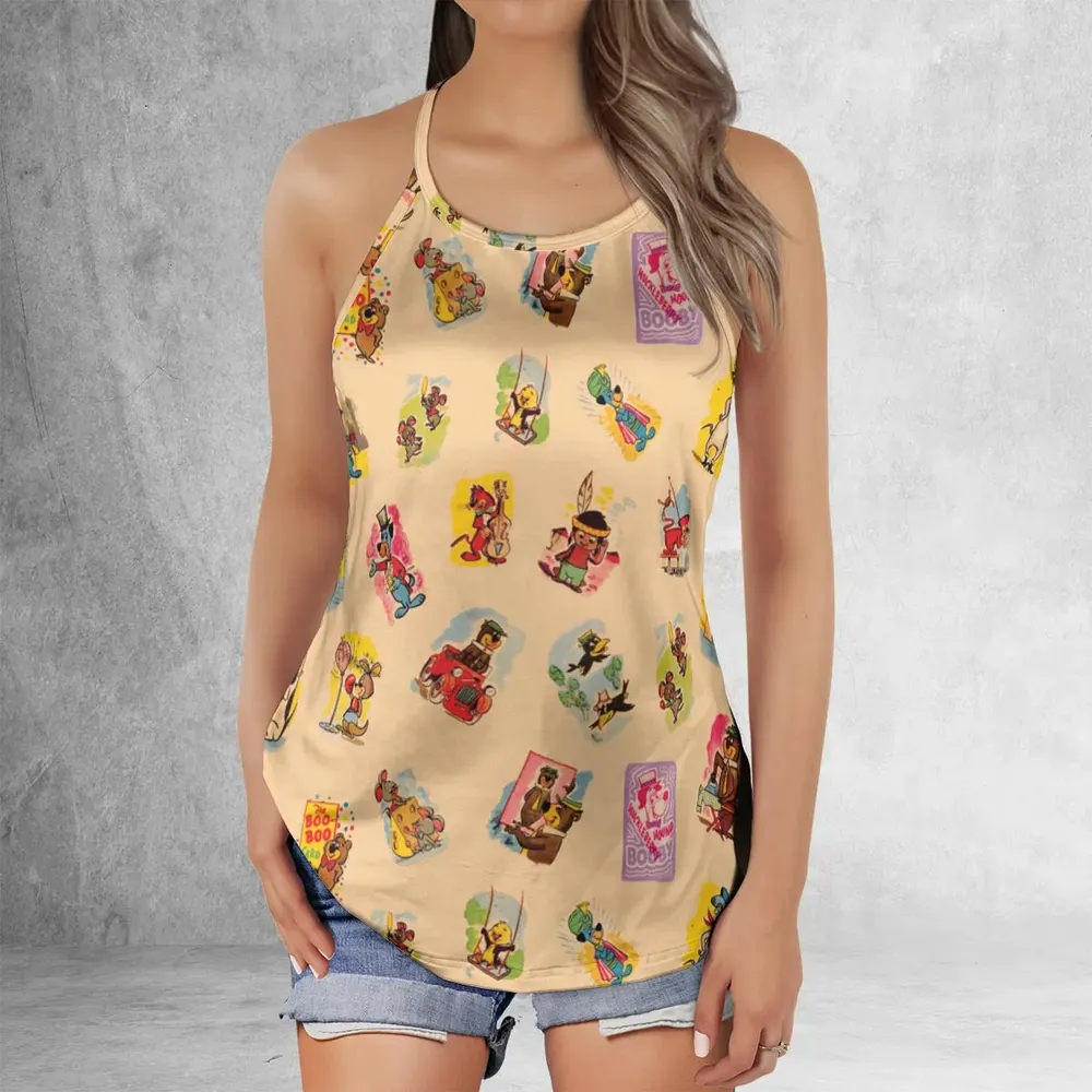 Huckleberry Hound Booby Criss Cross Tank Top - 2