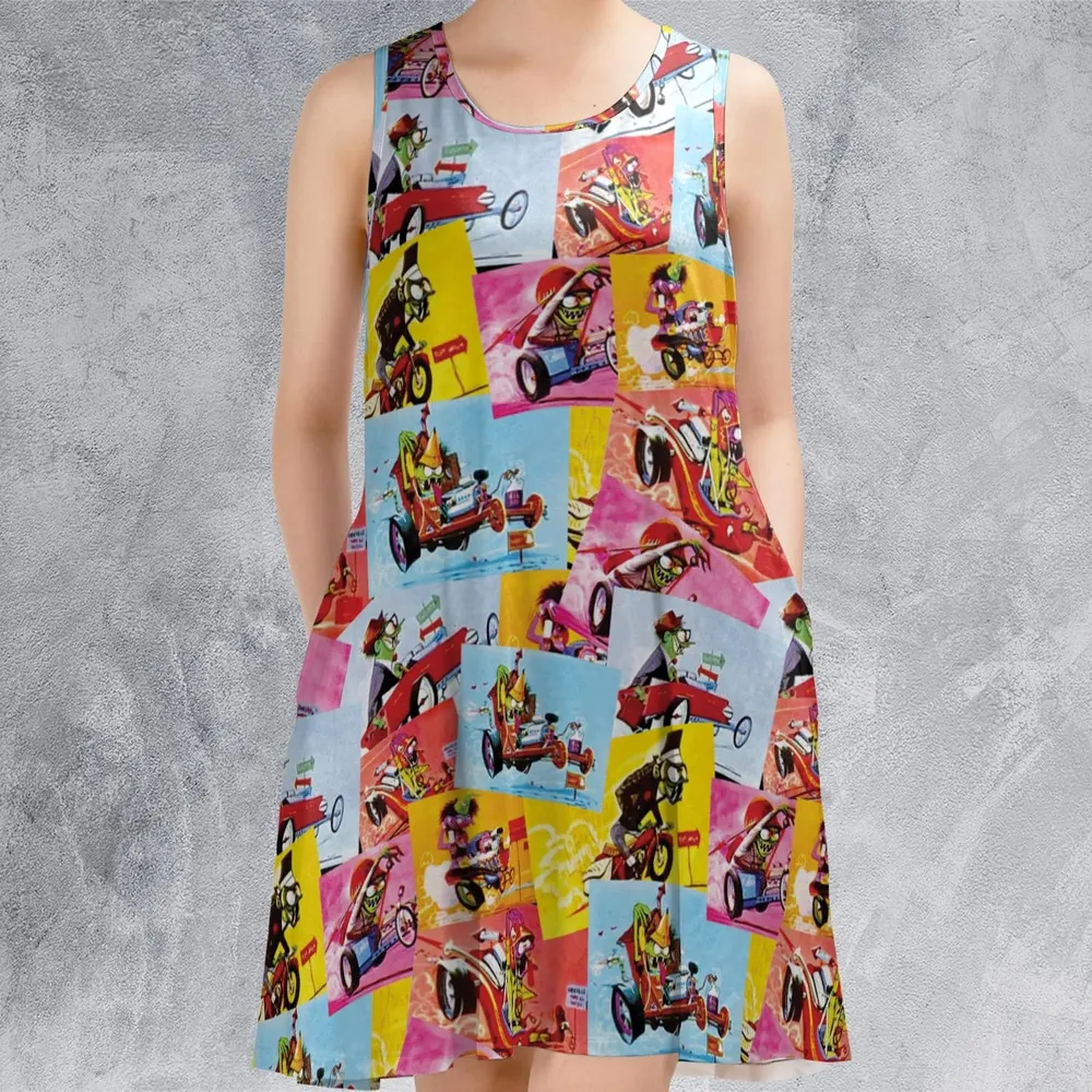 The Sounds Of The Weird-Ohs Sleeveless Dress - 2