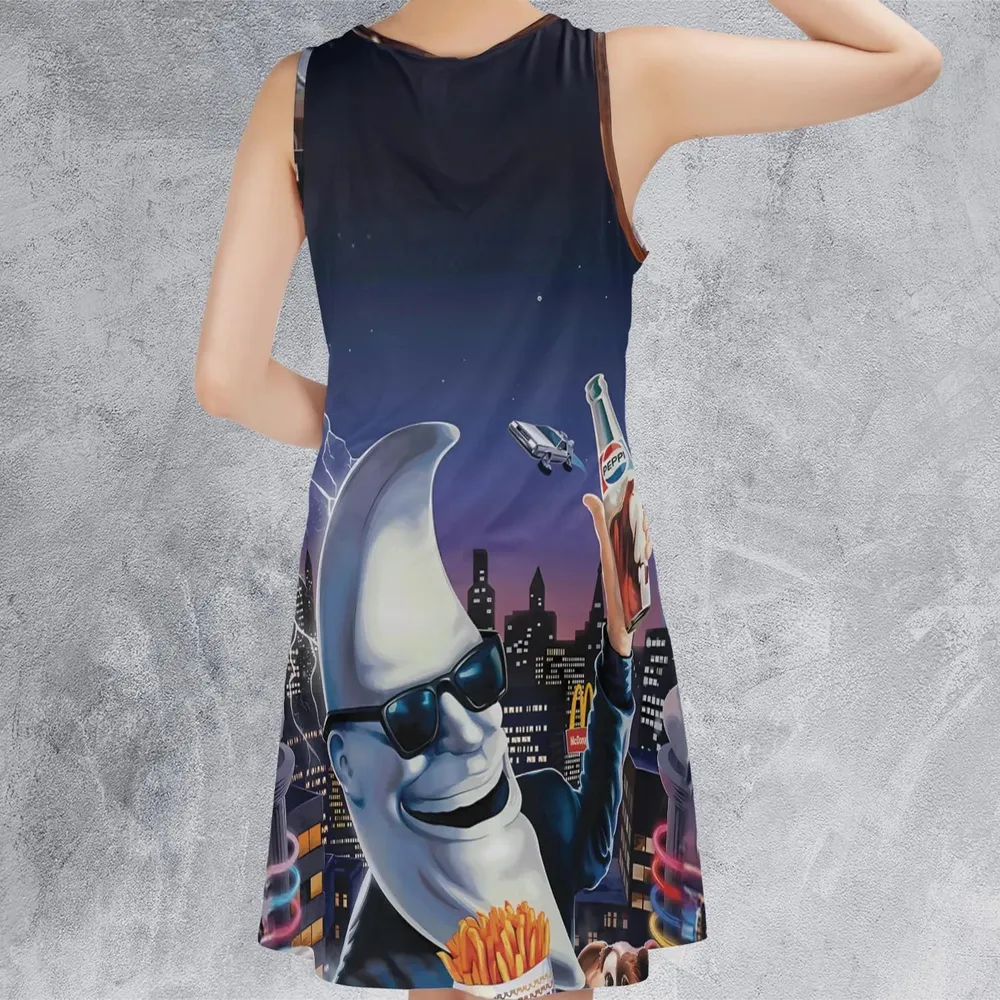 Retro Moon Mac Tonight Sleeveless Dress - 3