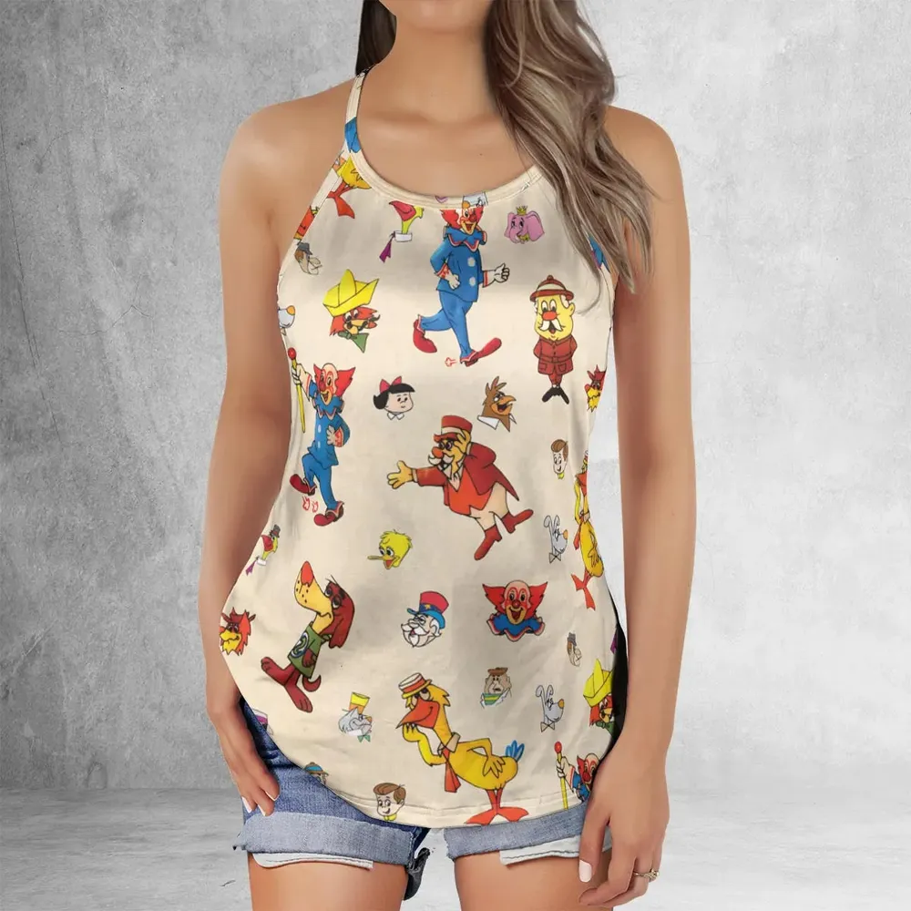 Bozo The Clown And Friends Criss Cross Tank Top - 2