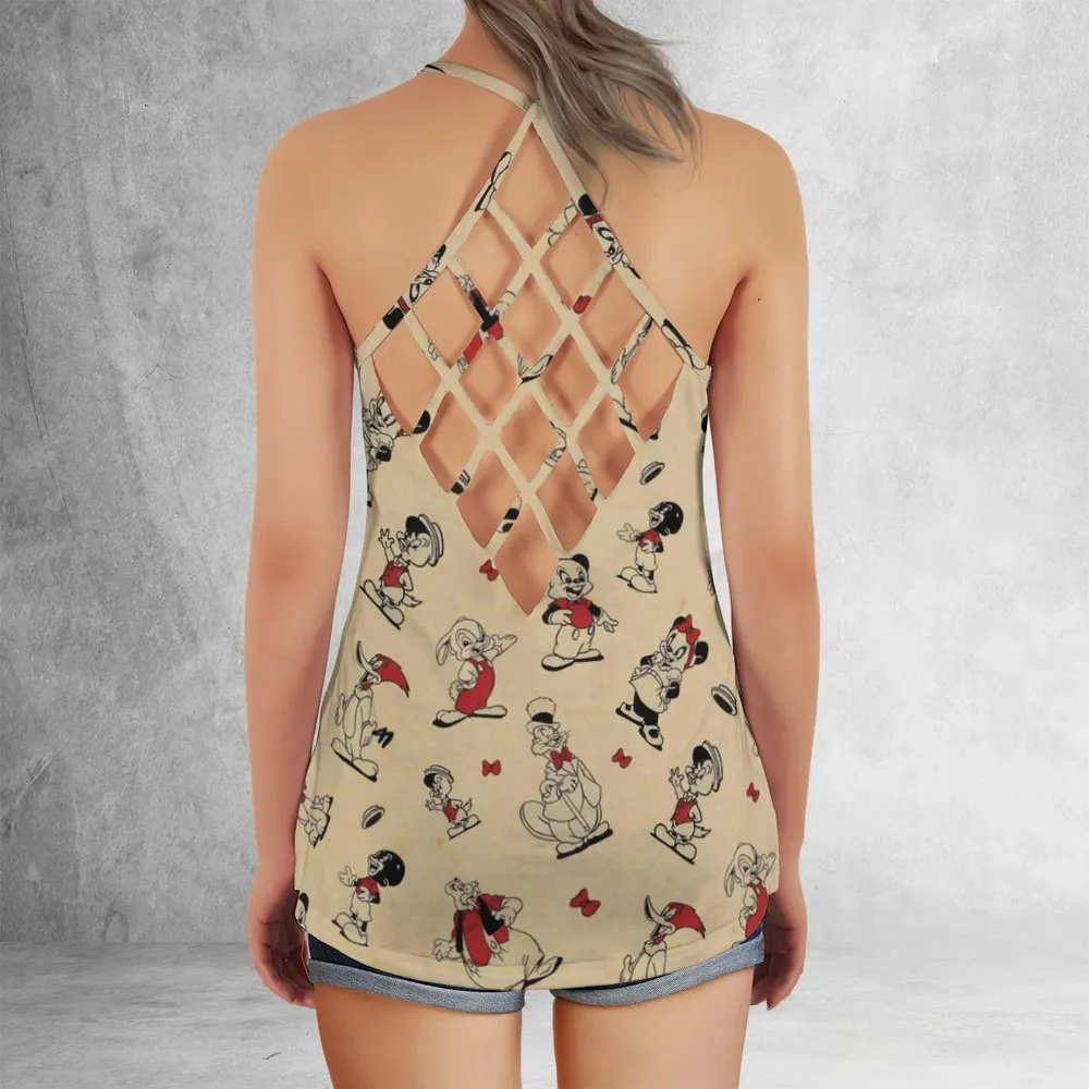 Walter Lantz's Famous Movie Characters Criss Cross Tank Top - 3