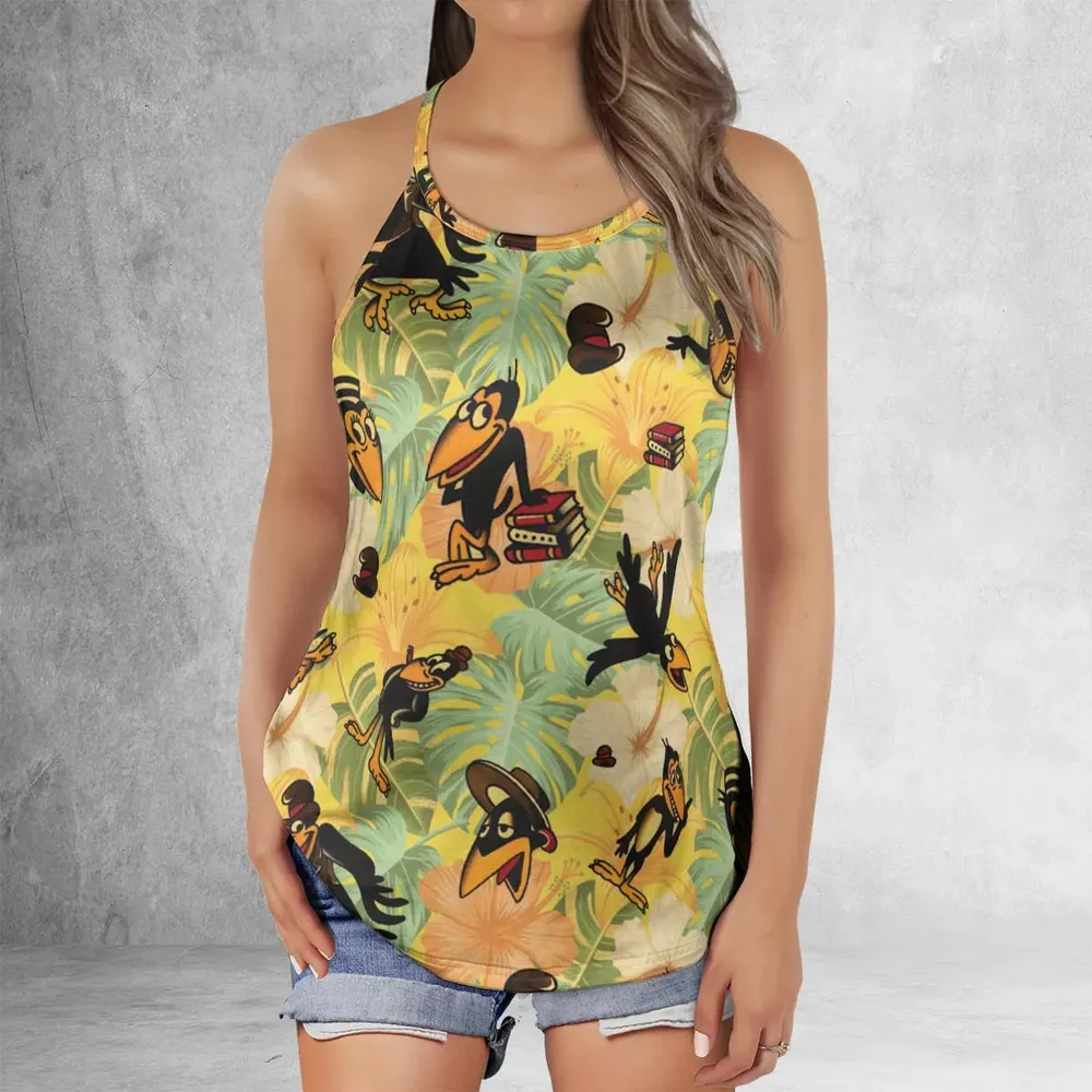 Bird Of A Feather Heckle And Jeckle Criss Cross Tank Top - 2