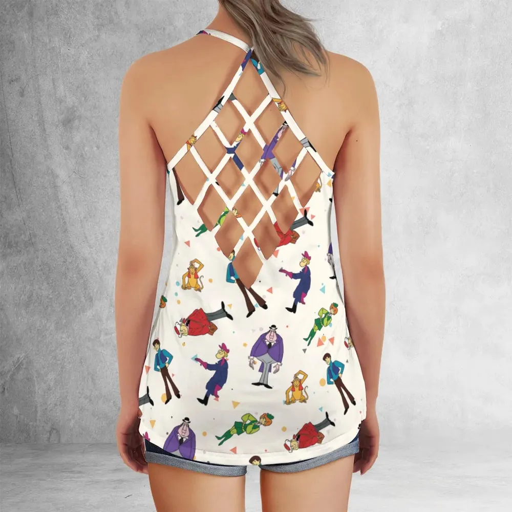 Around the World in 79 Days Criss Cross Tank Top - 3