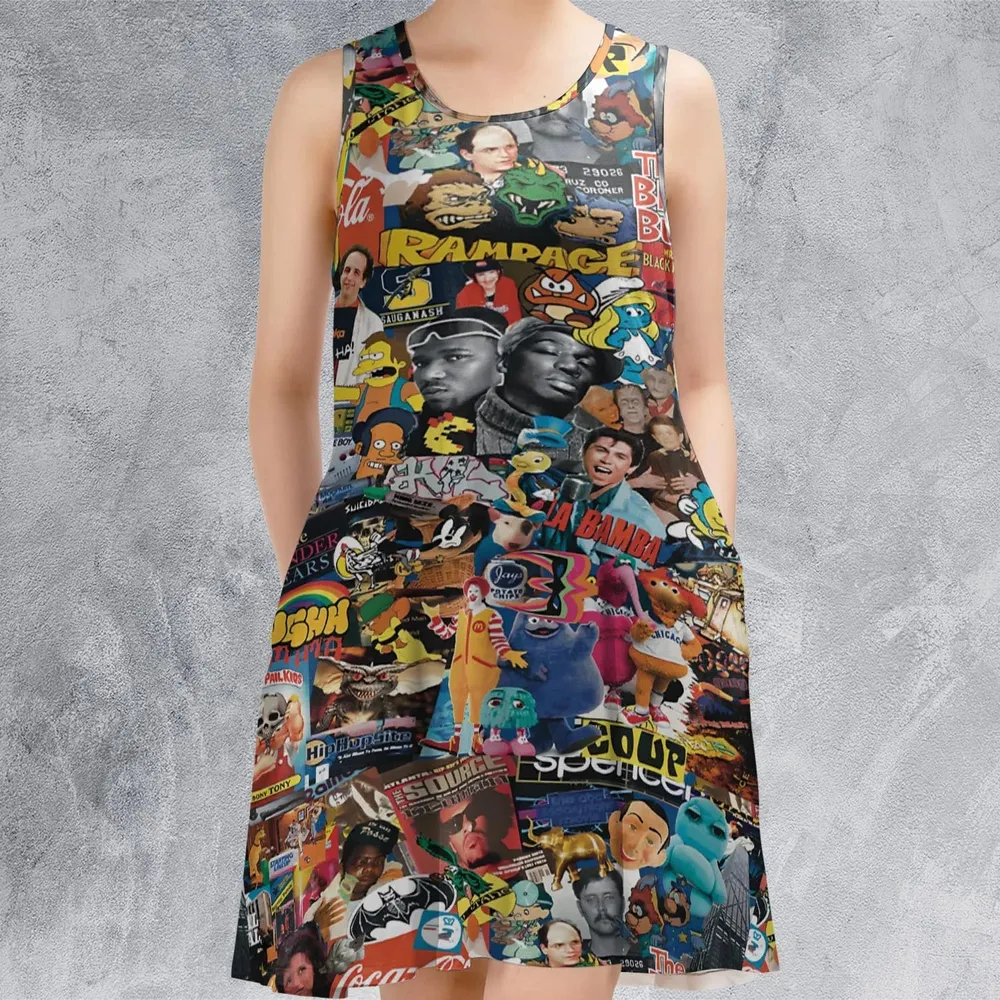 POP Culture Sleeveless Dress - 2