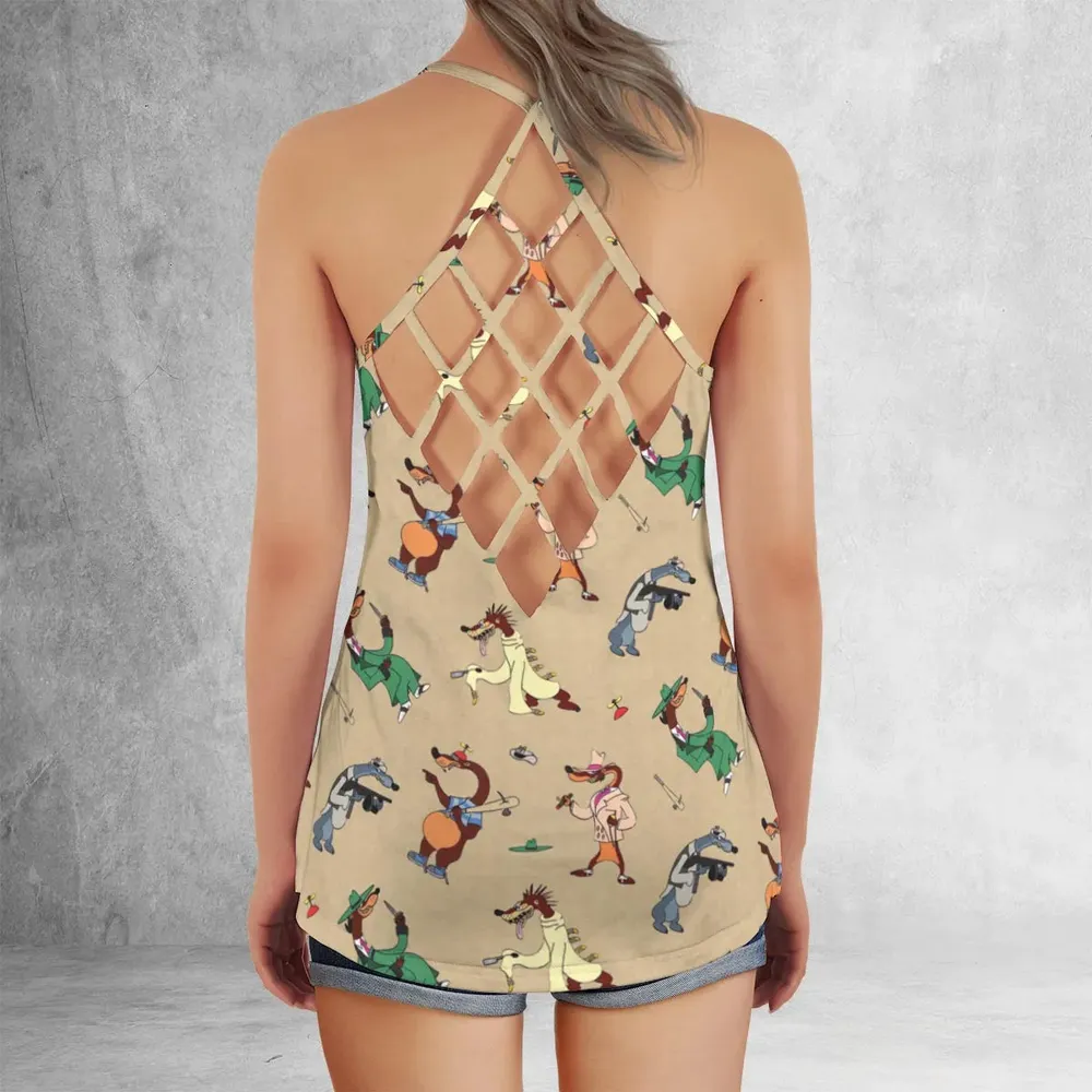 Toon Patrol Who Framed Roger Rabit Criss Cross Tank Top - 3